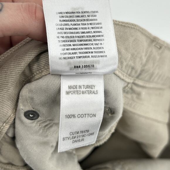 Citizens of Humanity Dahlia Jeans Womens Size 29 Denim Bow Leg - Picture 14 of 14